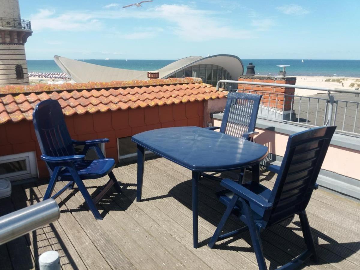Апартаменты Sonnendeck, Direkt Am Leuchtturm Росток Экстерьер фото
