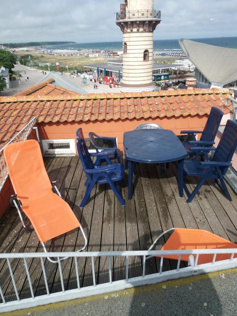 Апартаменты Sonnendeck, Direkt Am Leuchtturm Росток Экстерьер фото